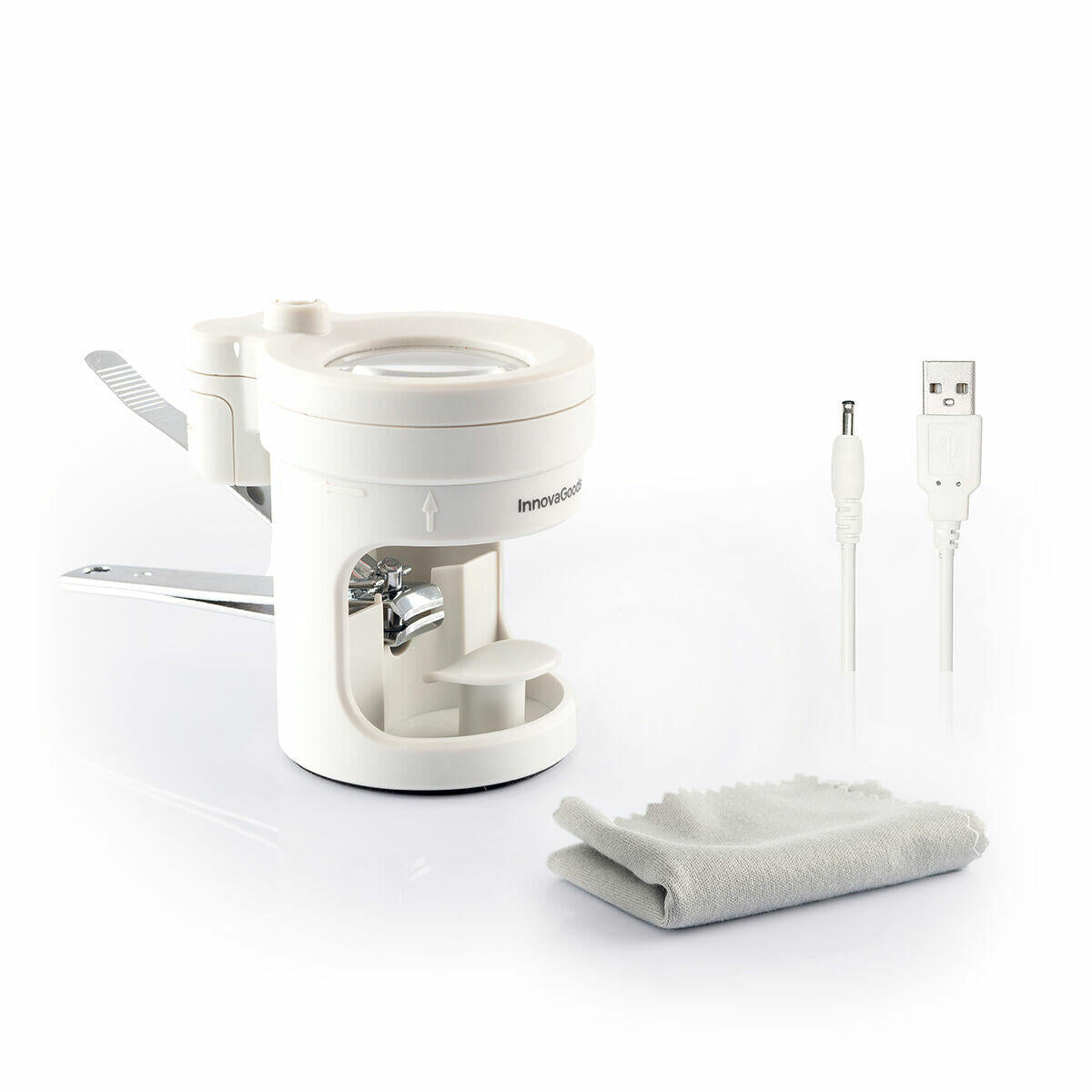 Luz de Precisión - Cortaúñas con lupa y luz integrada