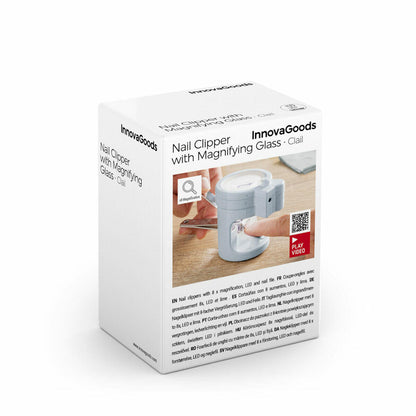 Luz de Precisión - Cortaúñas con lupa y luz integrada