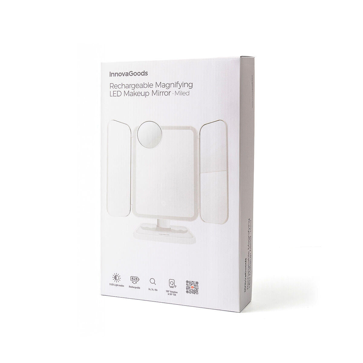 GlamVision Pro – Espejo LED Tríptico Profesional