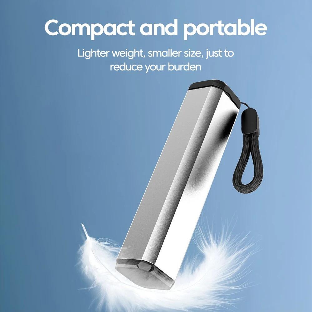 “AluTrip Stand” – soporte de aluminio plegable para móvil, elegante y portátil